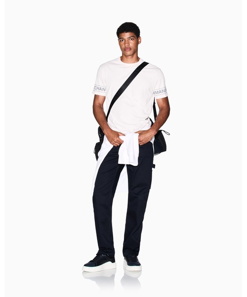 【A/X】ロゴ 半袖 Tシャツ ホワイト / 送料無料 ARMANI EXCHANGE tシャツ 「A|X アルマーニ エクスチェンジ