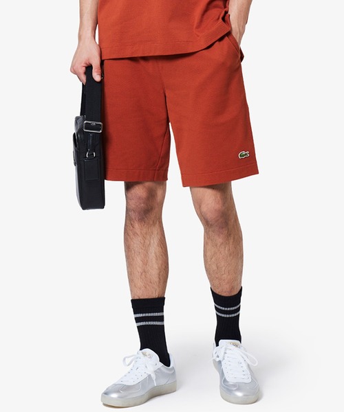 LACOSTE レッド ショートパンツ US 33 80s 90s ラコステ コットン ショートパンツ メンズ L / 80年代