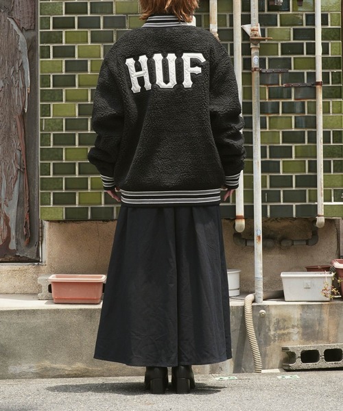 HUF ブラック スタジャン HUF（ハフ） スタジャン MEDIUM ブラック メンズ : ZOZOTOWN Yahoo!店