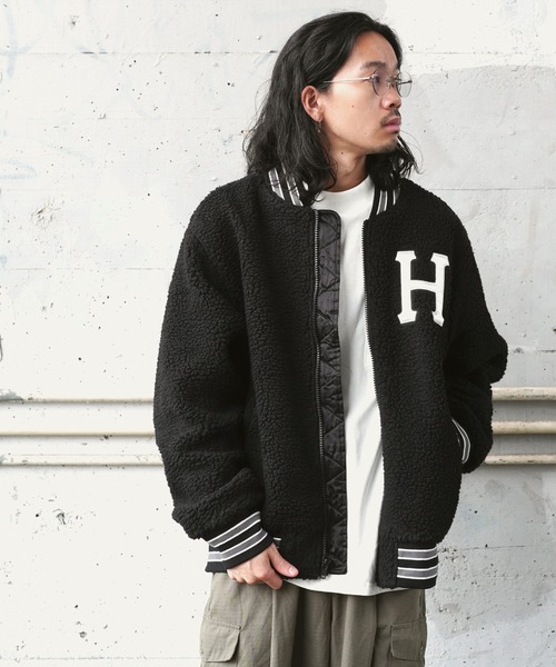 最終値下げ！HUF　ハフ　ウールスタジャン　23AW　刺繍　完売モデル L SONG VARSITY JACKET JK00439 ジャケット アウター|HUF|ストリート