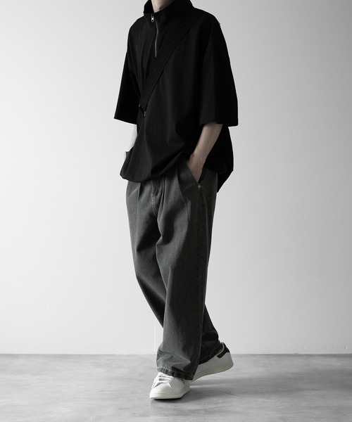 「RUUBON」 半袖Tシャツ S ブラック メンズ