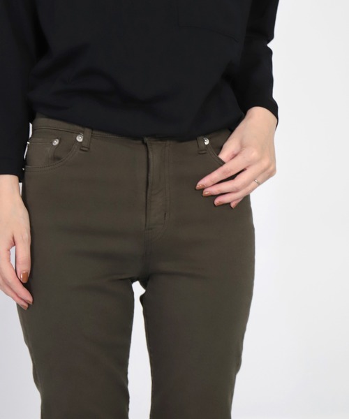 「D.M.G.」 チノパンツ M チャコールグレー レディース