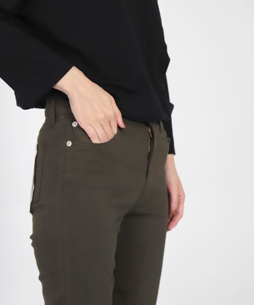 「D.M.G.」 チノパンツ M チャコールグレー レディース