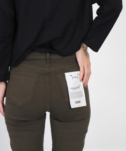 「D.M.G.」 チノパンツ M チャコールグレー レディース
