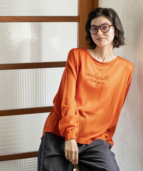 niko and…（ニコアンド） tシャツ シアーアソートロゴプルオーバー