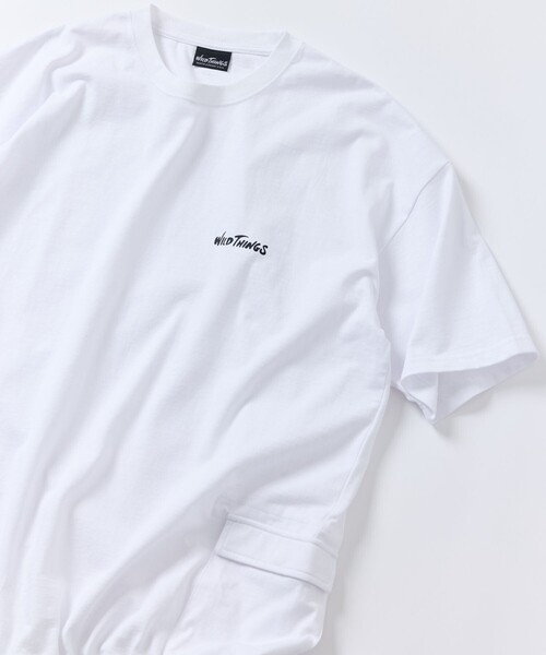 「FREAK'S STORE」 「Wild Things」半袖Tシャツ LARGE ベージュ メンズ
