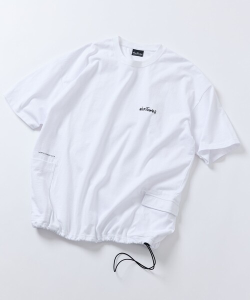 「FREAK'S STORE」 「Wild Things」半袖Tシャツ LARGE ベージュ メンズ