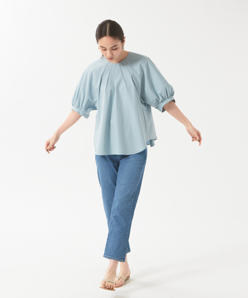 「qualite」 デニムパンツ「eコラボ」 38 グレー レディース