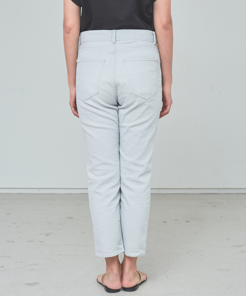 「qualite」 デニムパンツ「eコラボ」 38 グレー レディース
