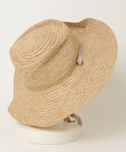 「La Maison de Lyllis」 ストローハット 57cm ベージュ レディース_画像2