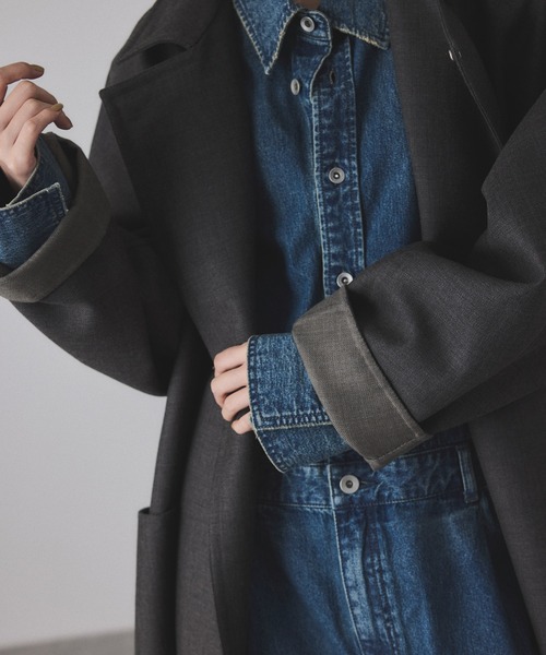 ADAM ET ROPE'（アダムエロペ） ステンカラーコート コート ソモウ