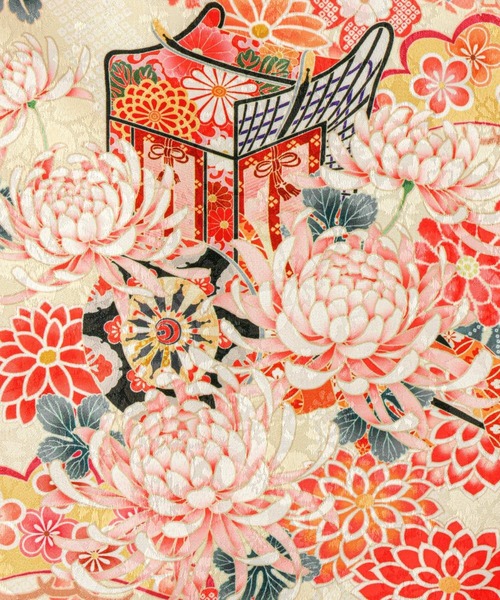Catherine Cottage（キャサリンコテージ） 着物 花柄織入り着物
