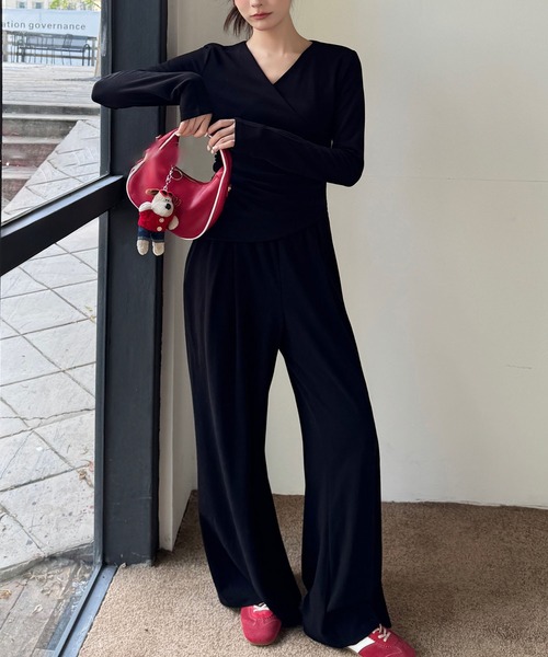 Lace Ladies（レースレディース） セットアップ カシュクール 長袖