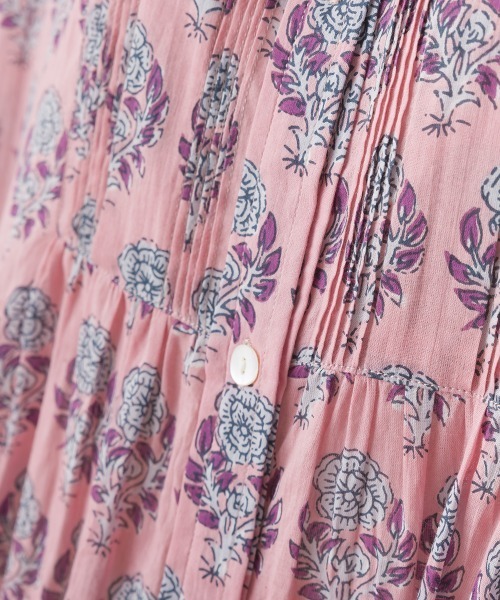 「OMNES」 半袖ワンピース FREE ブルー系その他 レディース_画像7