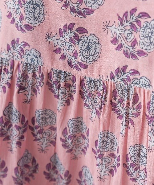 「OMNES」 半袖ワンピース FREE ブルー系その他 レディース_画像8