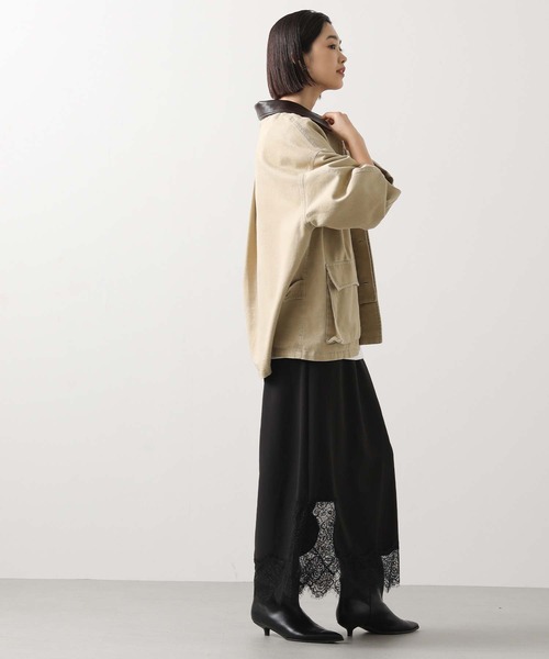 anana（アナナ） スカート ヘムレース刺繍ナロースカート : ZOZOTOWN