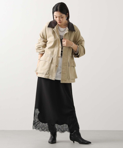 anana（アナナ） スカート ヘムレース刺繍ナロースカート : ZOZOTOWN