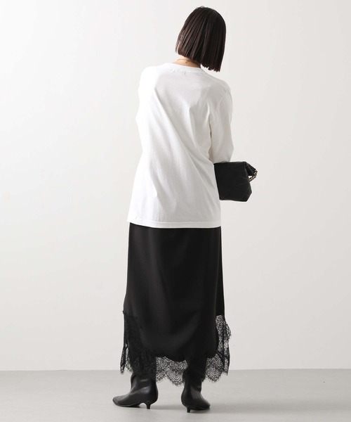 anana（アナナ） スカート ヘムレース刺繍ナロースカート : ZOZOTOWN