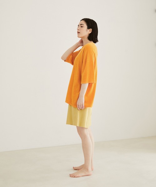 「SALON adam et rope'」 半袖Tシャツ FREE ピンク レディース_画像7