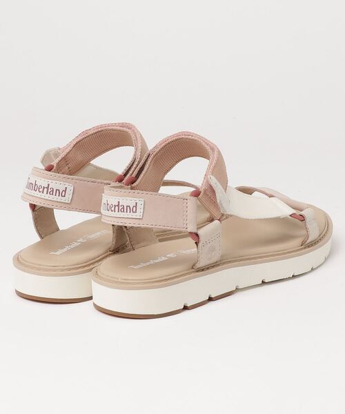 「Timberland」 フラットサンダル 24.0cm ライトベージュ レディース_画像2