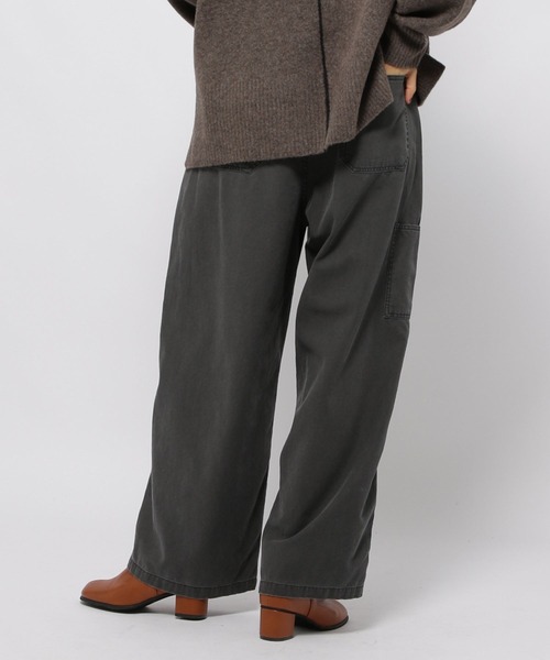 パンツ niko niko and…（ニコアンド） パンツ シャドーニータックパンツ レディース