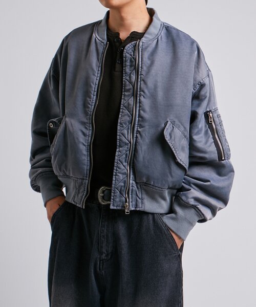 UN3D ショートMA-1グレー UN3D.（アンスリード）の「SHORT MA-1 / ショートMA-1（MA-1）」 - WEAR