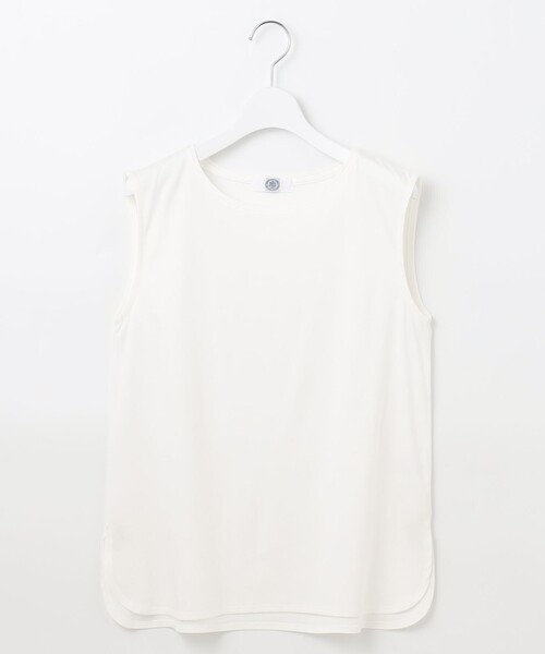 「J.PRESS」 ノースリーブトップス LARGE ベージュ レディース_画像6