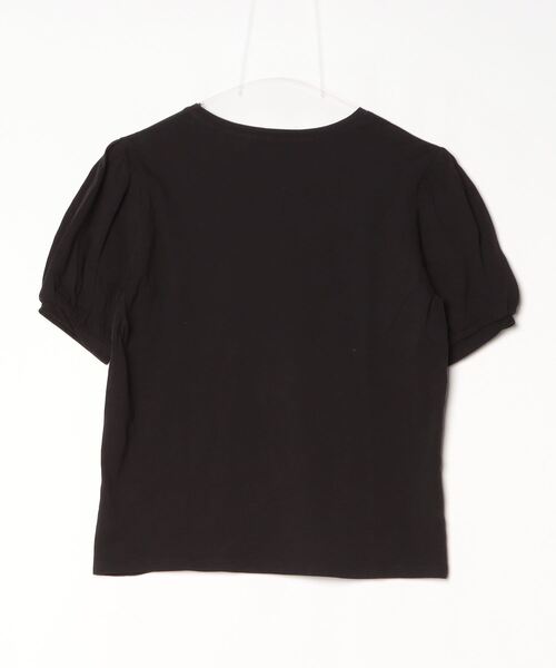「stradivarius」 半袖カットソー M ブラック レディース_画像2