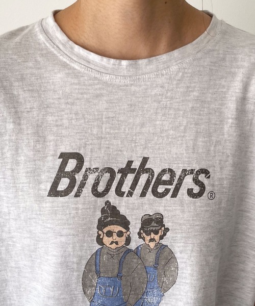 「CANAL JEAN」 半袖Tシャツ ONE SIZE ライトグレー レディース_画像8