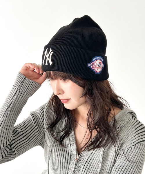 MLB ニット帽 ニットキャップ レディース 「日本未発売/WEB限定」MLB