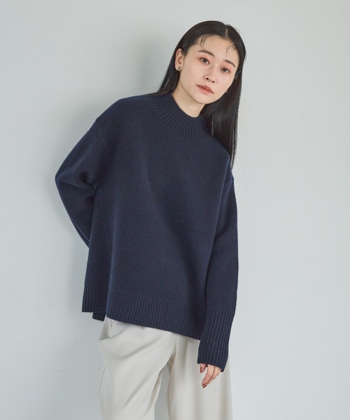 A part by（アパートバイ） ニット セーター カシミヤコンオフタートル