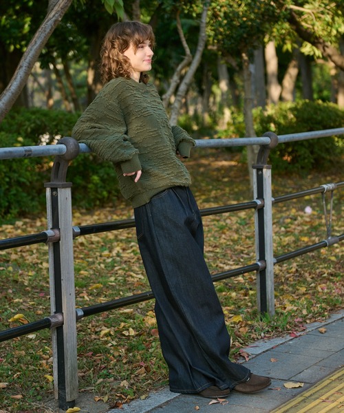 WETTEMPT ワイドパンツ ジーンズ 1 TUCK BUGGY DENIM PANTS
