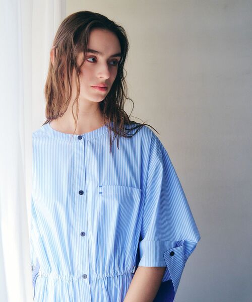 「Editt by YECCA VECCA」 半袖ワンピース FREE ブルー レディース_画像9