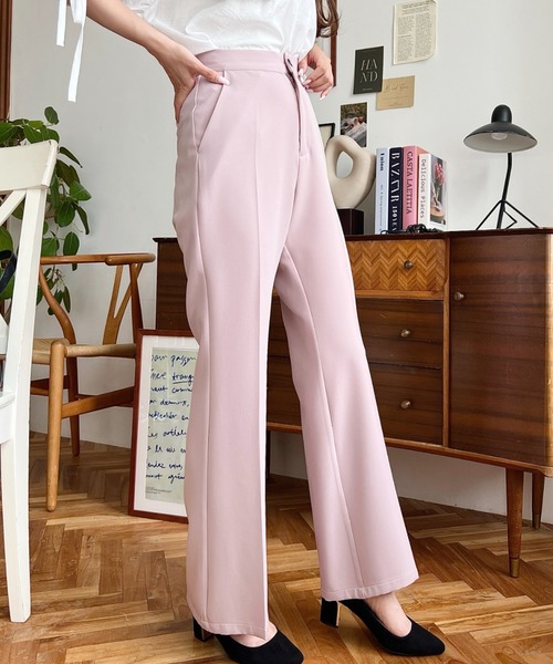 moment+ スラックス パンツ アソートセールスラックスフレアパンツ