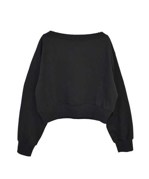 「Reurie'」 長袖カットソー FREE グレー レディース_画像4