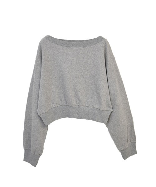 「Reurie'」 長袖カットソー FREE グレー レディース_画像5