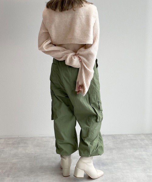 「w closet」 ニットアンサンブル FREE ラベンダー レディース_画像8