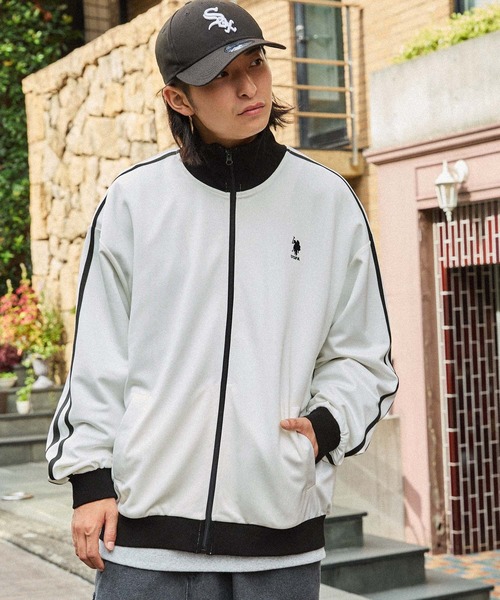 「U.S. POLO ASSN.」 ナイロンブルゾン M オフホワイト メンズ_画像5