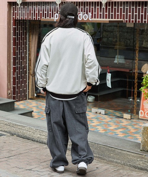 「U.S. POLO ASSN.」 ナイロンブルゾン M オフホワイト メンズ_画像7