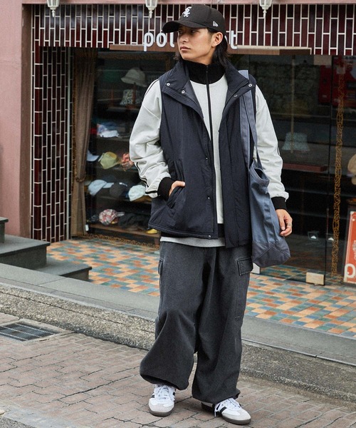 「U.S. POLO ASSN.」 ナイロンブルゾン M オフホワイト メンズ_画像9