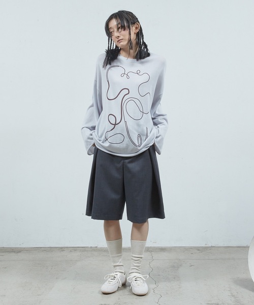 Dulcamara（ドゥルカマラ） ワイドパンツ ハーフパンツ スラックス