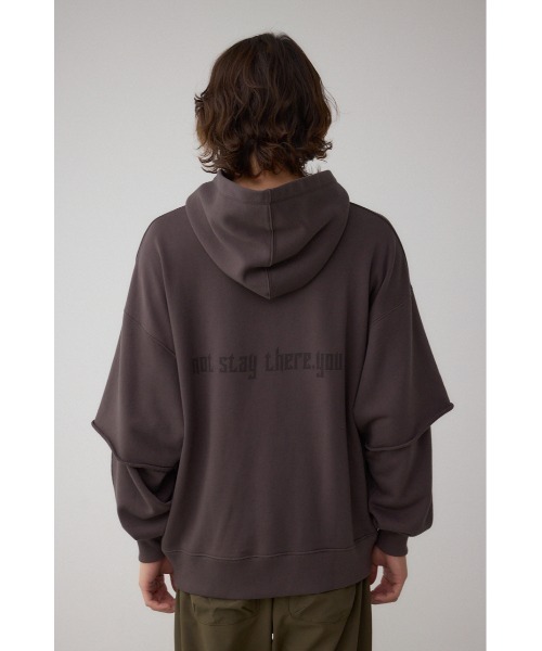 AZUL BY MOUSSY（アズールバイマウジー） パーカー フェイクレイヤード