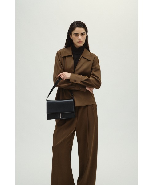 RIM.ARK ブラウス シャツ Open collar slim SH JK オープンカラー