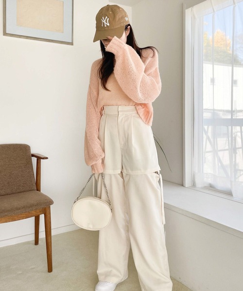 「Heather」 スラックス FREE ブルー系その他 レディース_画像2