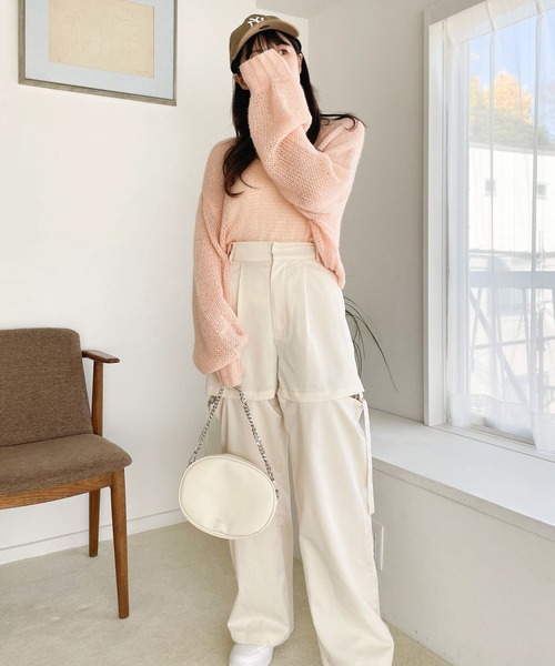 「Heather」 スラックス FREE ブルー系その他 レディース_画像3