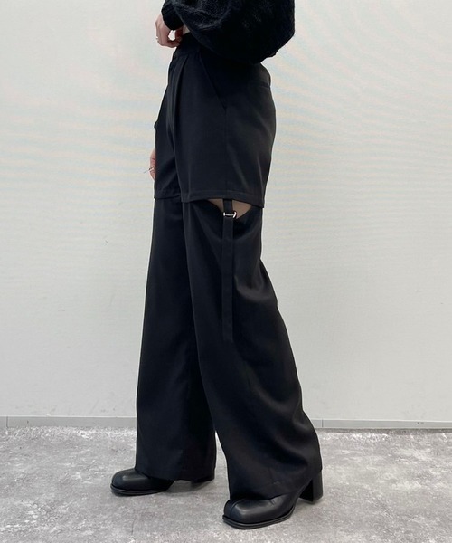 「Heather」 スラックス FREE ブルー系その他 レディース_画像7