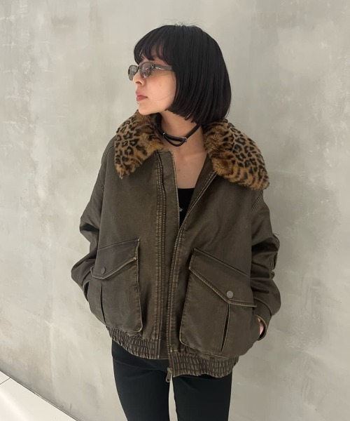 SLY（スライ） ブルゾン FREE ブラック系その他2 レディース