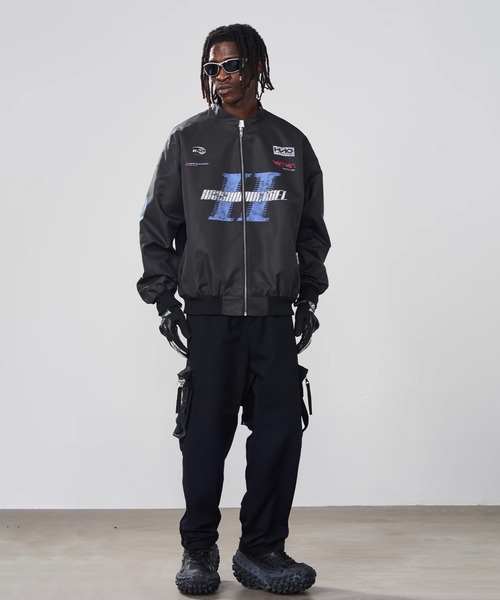 「HARSH AND CRUEL」 ブルゾン M ブラック メンズ_画像9