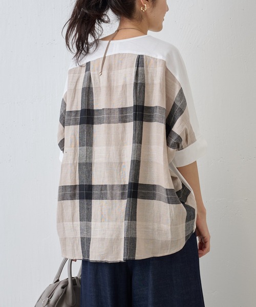 BEARDSLEY（ビアズリー） 7分袖カットソー FREE ベージュ レディース