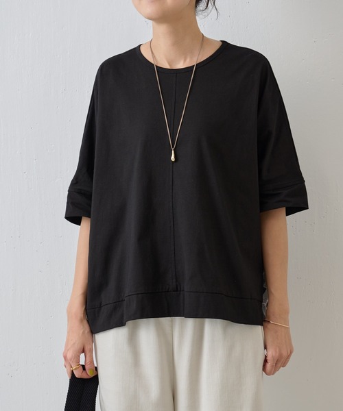 BEARDSLEY 7分袖　トップス☆ BEARDSLEY（ビアズリー） 7分袖カットソー FREE ベージュ レディース